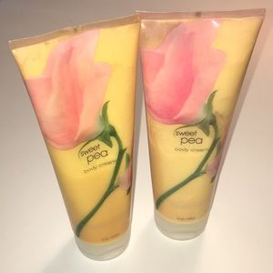 Bath & Body Works Sweet Pea Body Cream Set